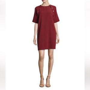 Theory athrina crepe shift dress size 4